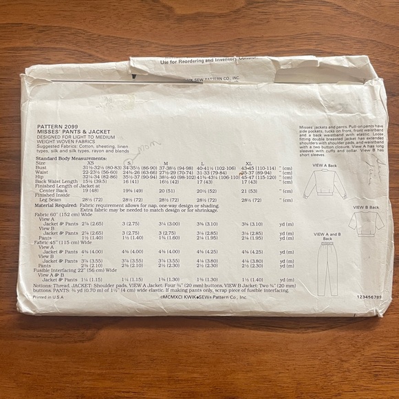 5 Vintage Sewing Patterns 1980s/90s Lot S/M - Picture 5 of 11